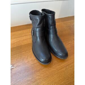 Paul Green “Wyatt” Black Moto Boots Size 9